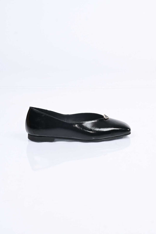 Bestello Genuine Leather Slip-On Ballet Flats with Buckle and Jurdan Sole 342-014 Women's Shoes