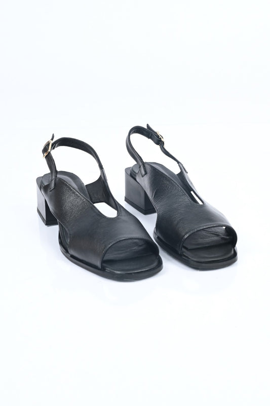 Bestello Genuine Leather Sandals with Strapless Belt Detail and Jurdan Sole 342-172 Women's Sandals
