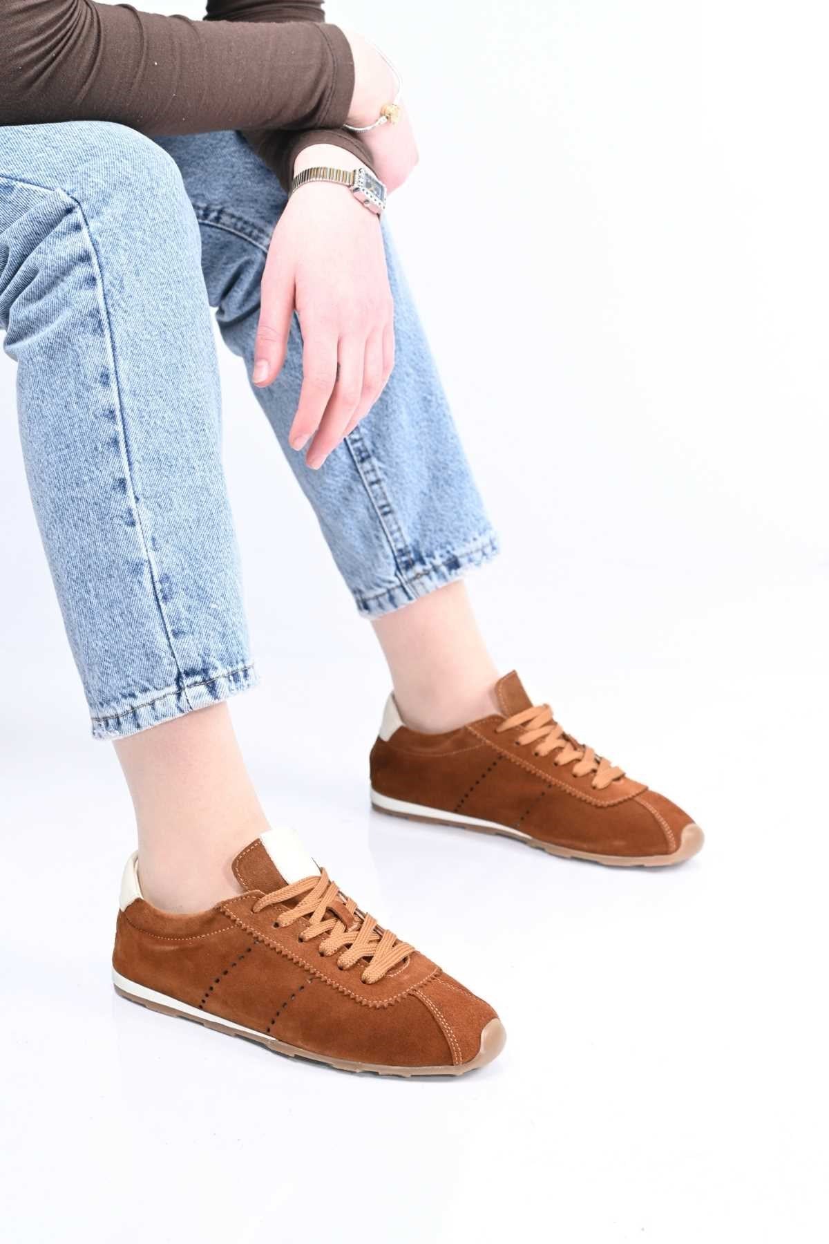 Bestello Lace-Up Genuine Leather Sneakers with Thermo Sole 341-0138 Women's Shoes