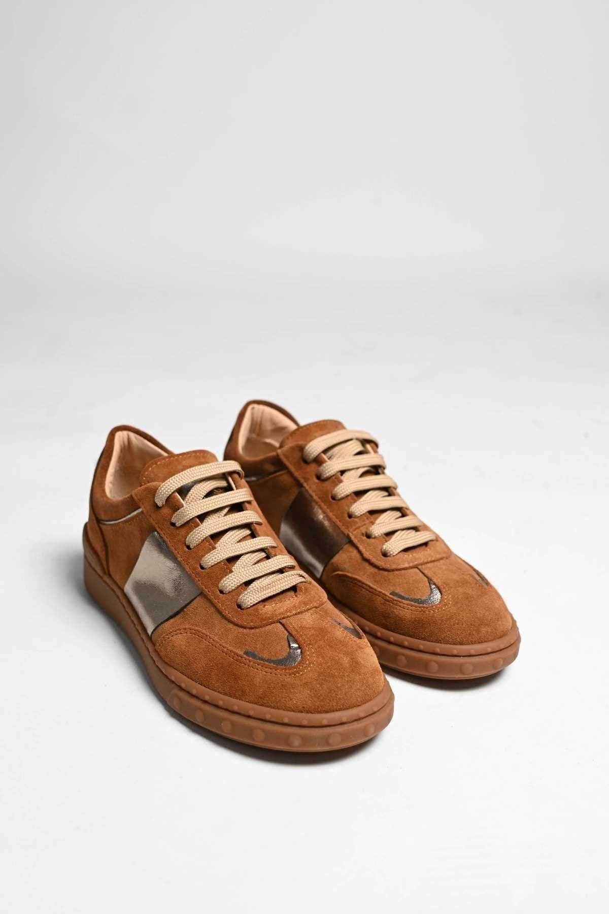 Bestello Women's Lace-Up Rubber-Soled Sneakers 101-GUMK-01 Women's Shoes