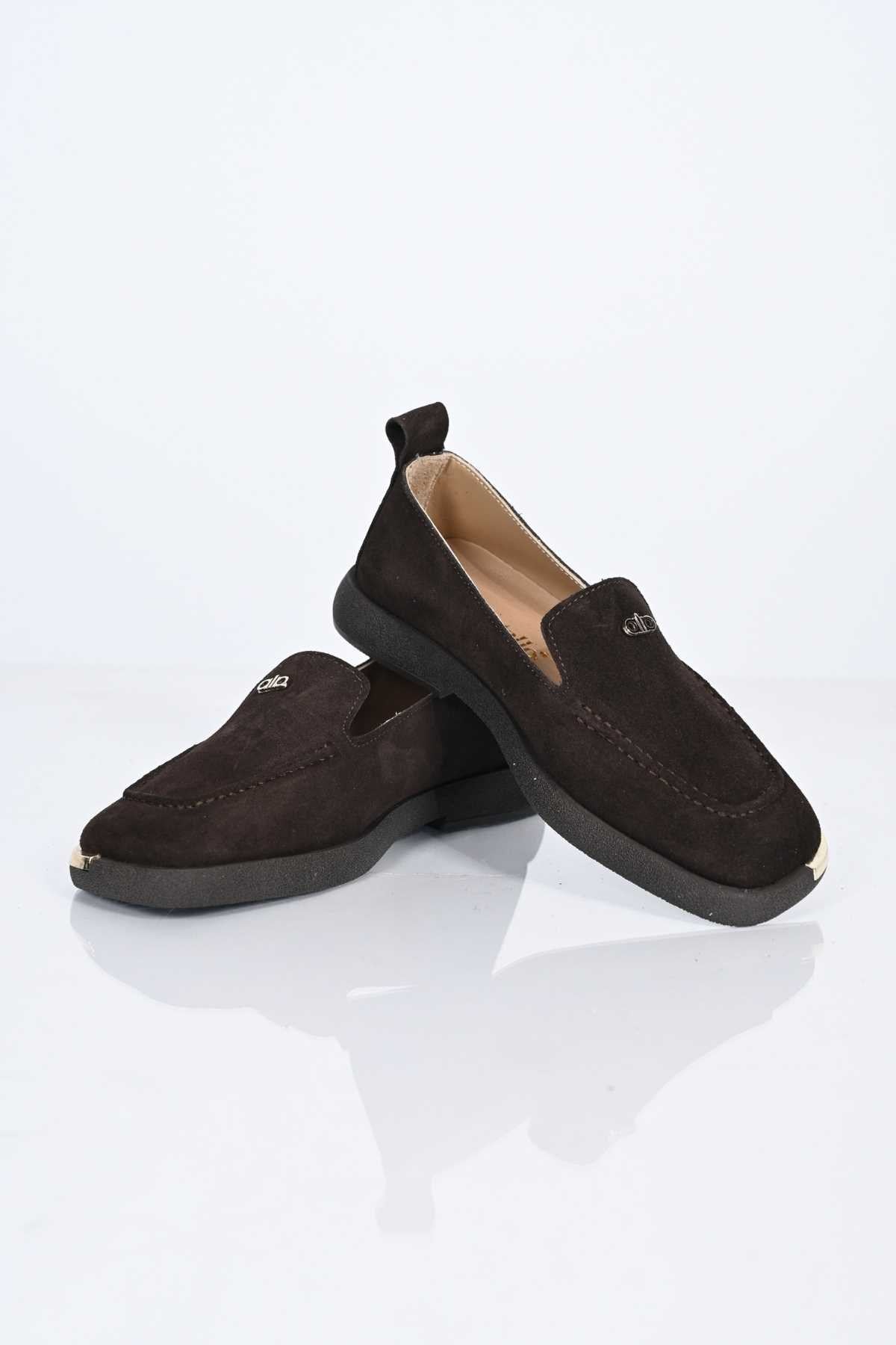 Bestello Slip-On Loafer with Buckle Detail, Thermo Sole, Genuine Leather, 338-7086 Women's Shoes