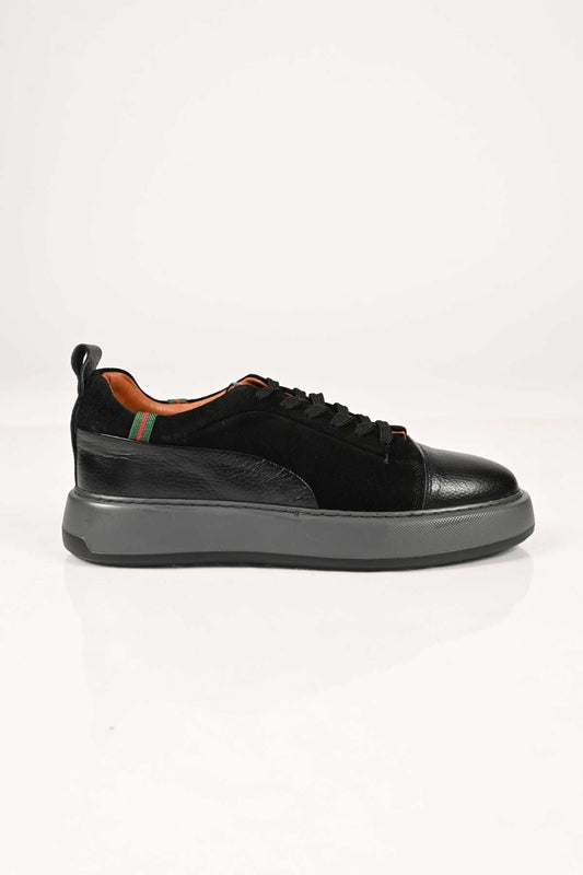 Bestello Lace-Up Genuine Leather EVA Sole Sneakers 174-22034 Men's Shoes