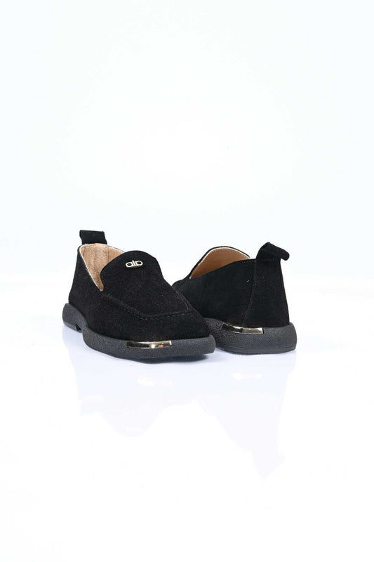 Bestello Slip-On Loafer with Buckle Detail, Thermo Sole, Genuine Leather, 338-7086 Women's Shoes
