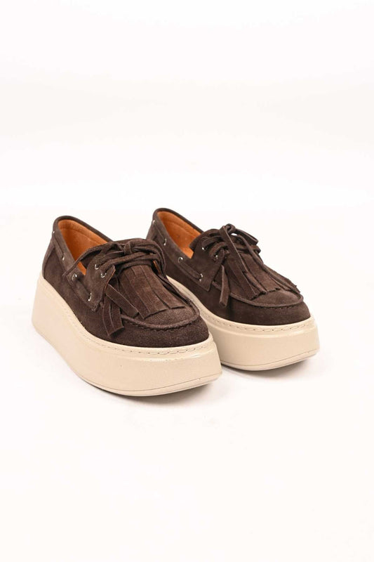 Bestello Slip-On Tassel Genuine Leather Casual Women's Shoes with Poly Sole 334-7877-35 Women's Shoes