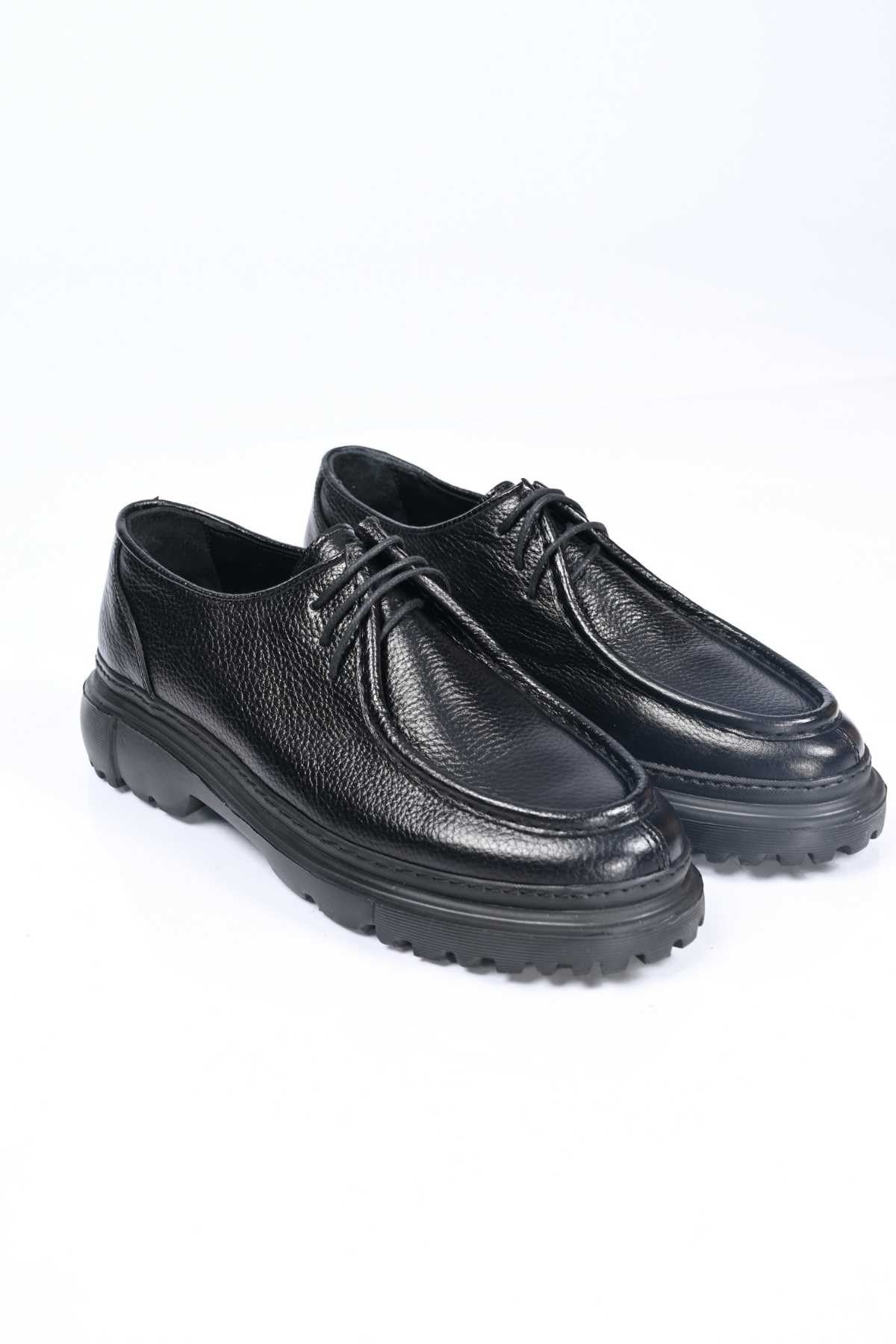 Bestello Lace-Up Genuine Leather Casual Men's Shoes with EVA Sole 179-100