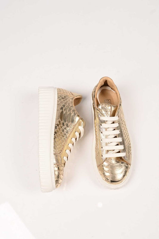 Bestello Lace-Up EVA Sole Genuine Leather Sneakers 101-4406-01 Women's Shoes