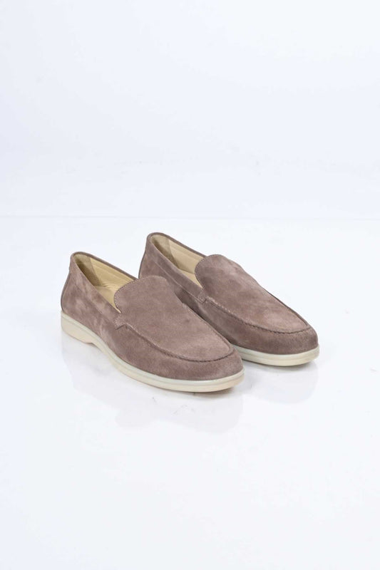 Bestello Slip-On Genuine Leather Loafers with Rubber Sole 333-216 Men's Shoes