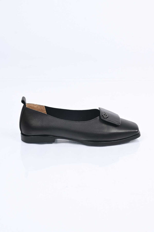 Bestello Genuine Leather Ballet Flats with Buckle, Laceless, Jurdan Sole 343-089-110 Women's Shoes
