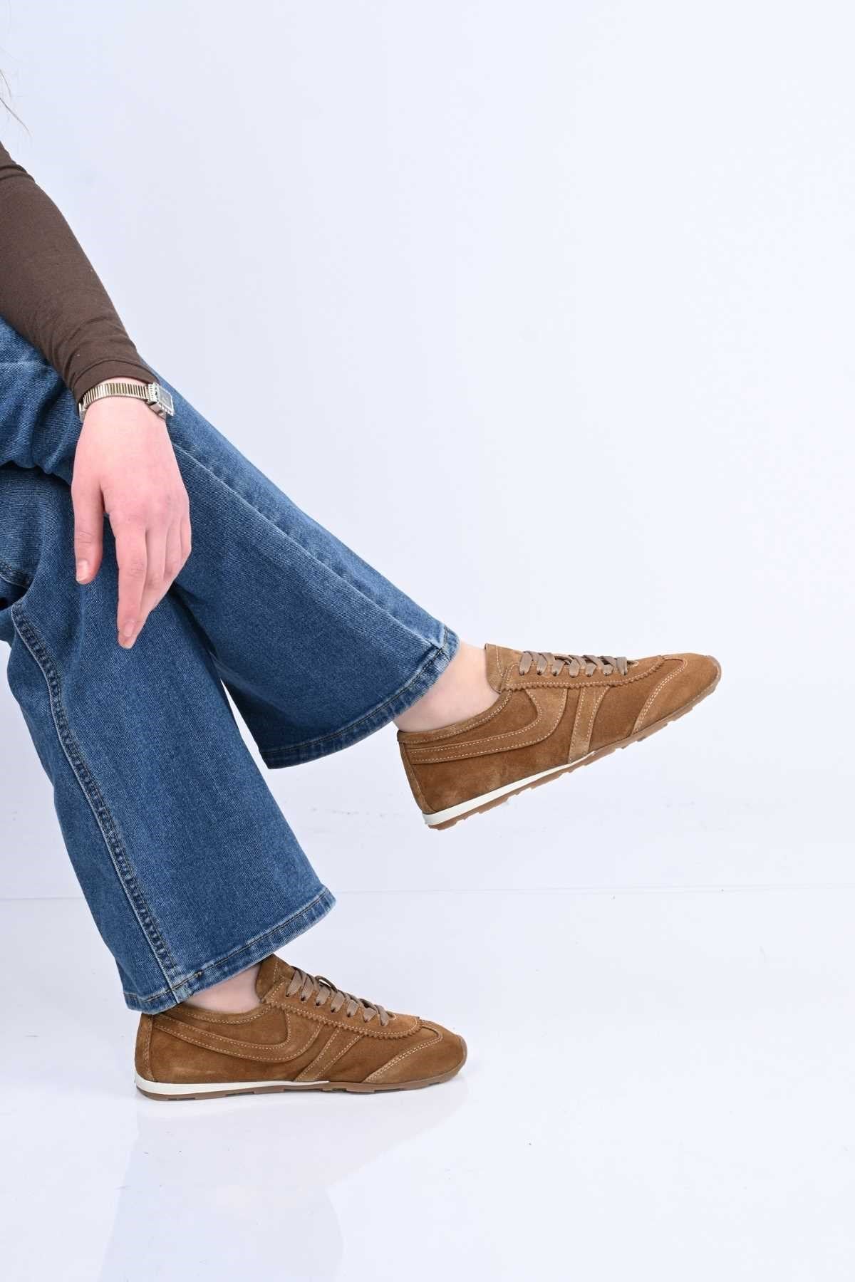Bestello Lace-Up Genuine Leather Sneakers with Thermo Sole 341-0135 Women's Shoes