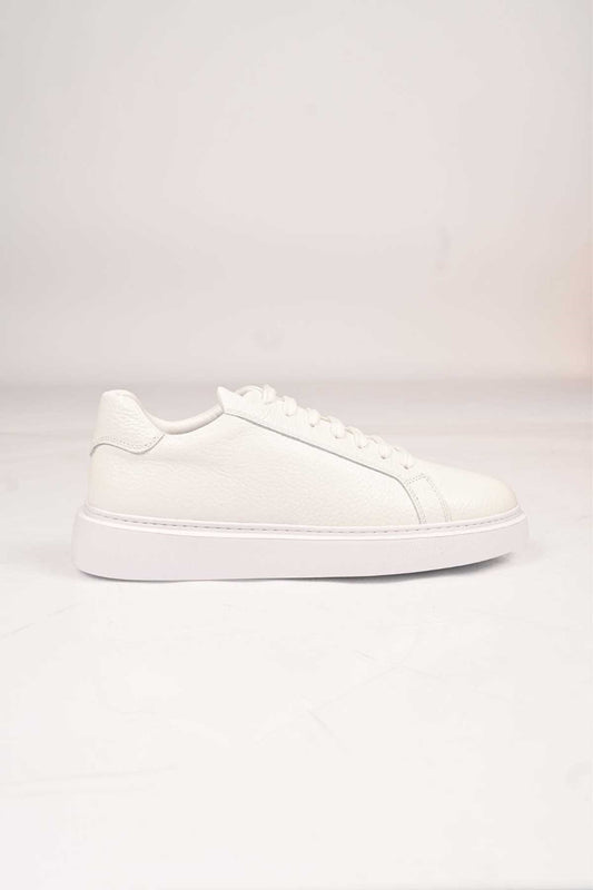 Bestello Lace-Up Genuine Leather Sneakers with EVA Sole 174-22040 Men's Shoes