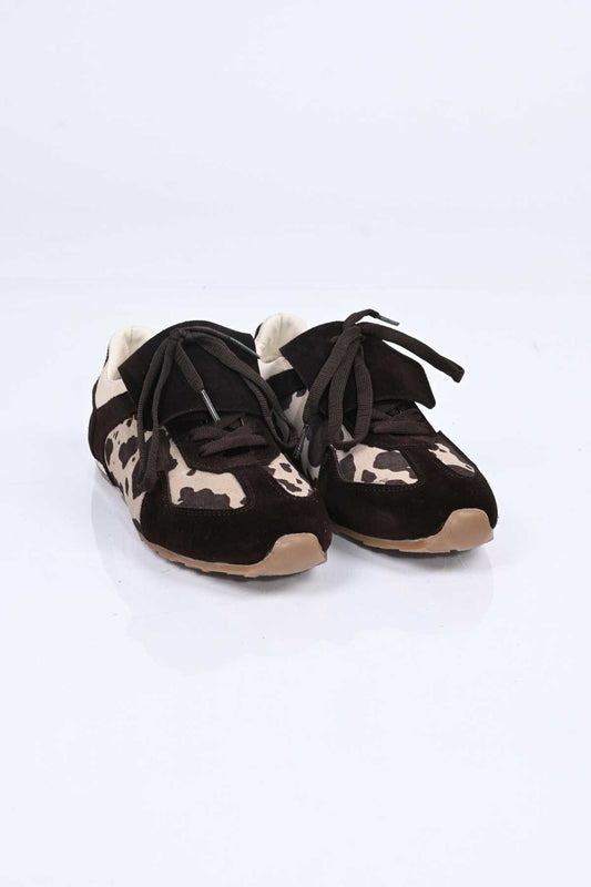 Bestello Lace-Up Genuine Leather Sneakers with Thermo Sole 341-0449 Women's Shoes