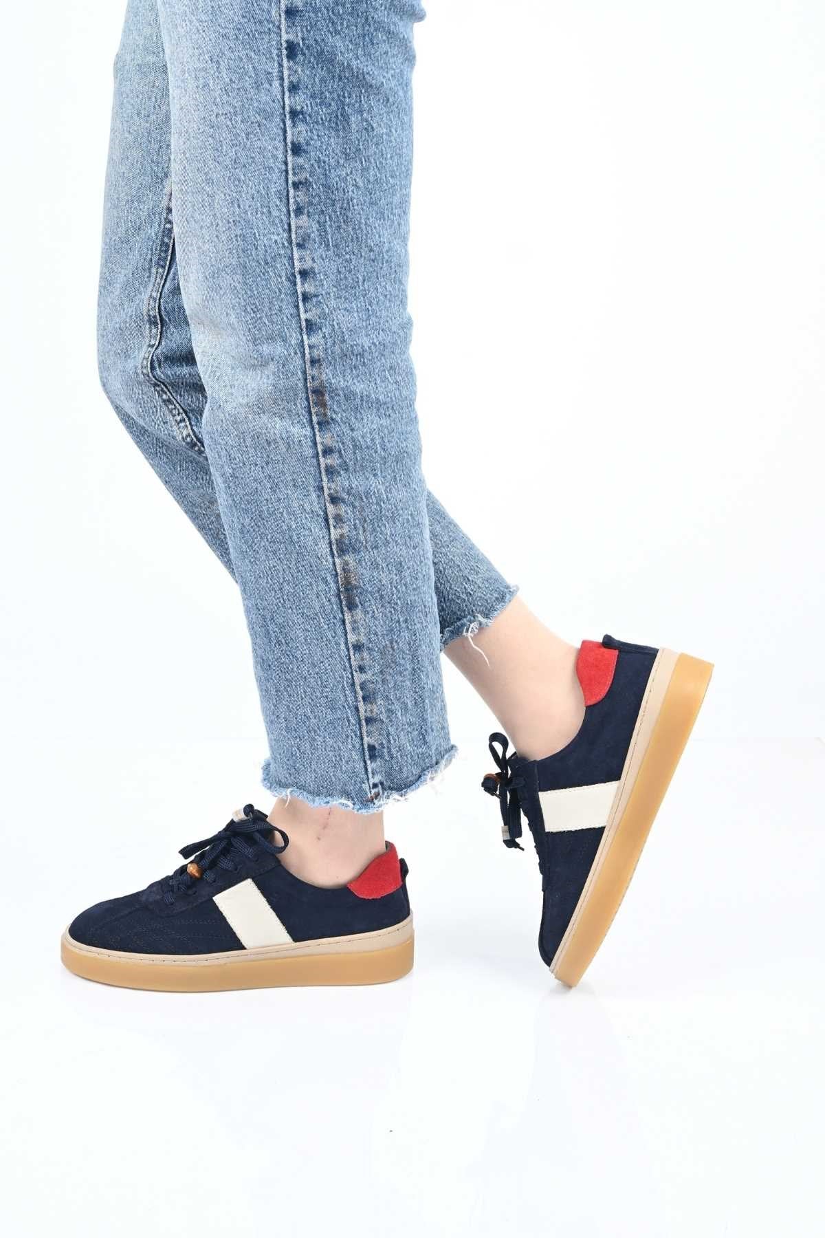 Bestello Lace-Up Genuine Leather Sneakers with Thermo Sole 345-1428 Women's Shoes