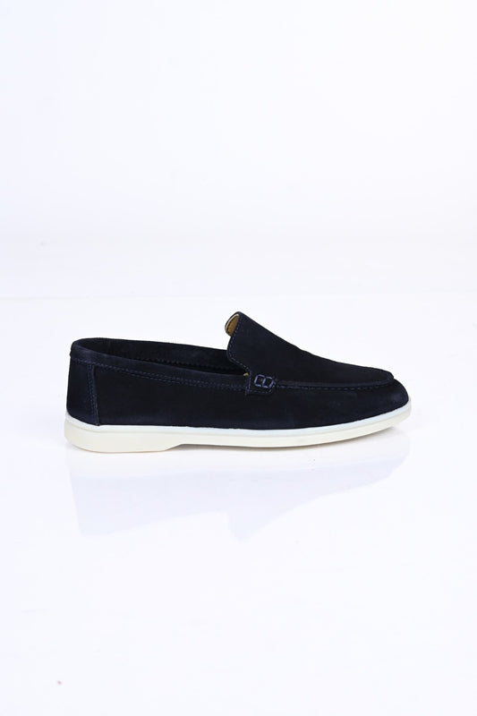 Bestello Slip-On Genuine Leather Loafers with Rubber Sole 028-2000 Men's Shoes