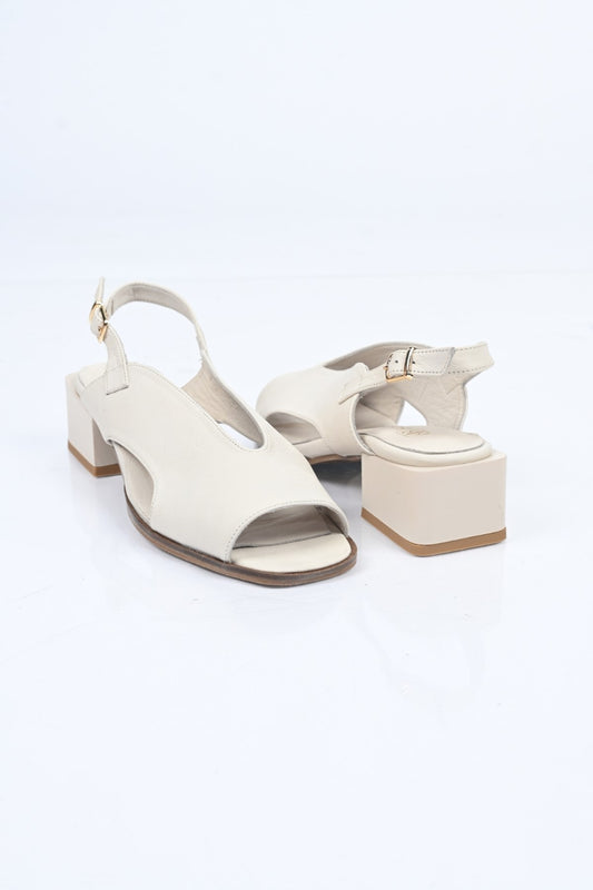 Bestello Genuine Leather Sandals with Strapless Belt Detail and Jurdan Sole 342-172 Women's Sandals