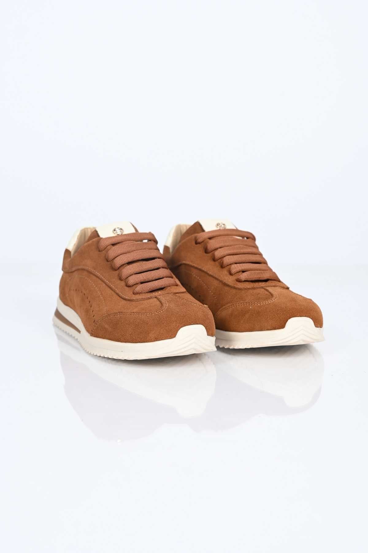 Bestello Lace-Up EVA Sole Genuine Leather Sneakers 338-7110 Women's Shoes