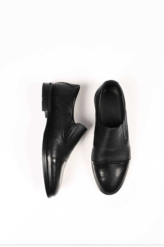 Bestello Slip-On Genuine Leather Comfort Shoes with Rubber Sole 333-1948 Men's Shoes