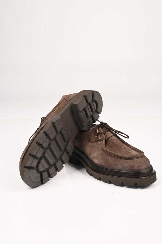 Bestello Lace-Up Genuine Leather Casual Men's Shoes with EVA Sole 172-64190