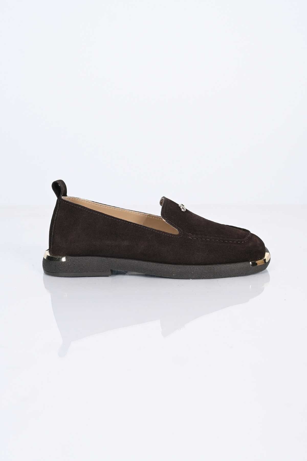 Bestello Slip-On Loafer with Buckle Detail, Thermo Sole, Genuine Leather, 338-7086 Women's Shoes
