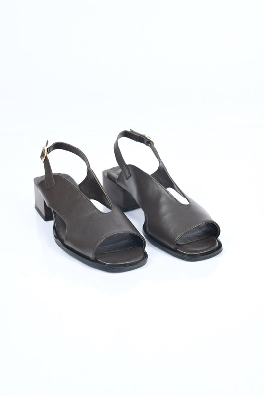 Bestello Genuine Leather Sandals with Strapless Belt Detail and Jurdan Sole 342-172 Women's Sandals