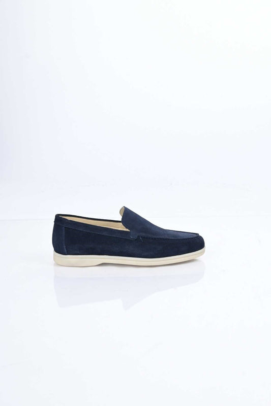 Bestello Slip-On Genuine Leather Loafers with Rubber Sole 333-216 Men's Shoes