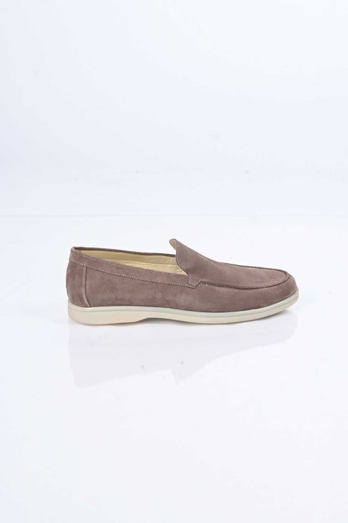 Bestello Slip-On Genuine Leather Loafers with Rubber Sole 333-216 Men's Shoes