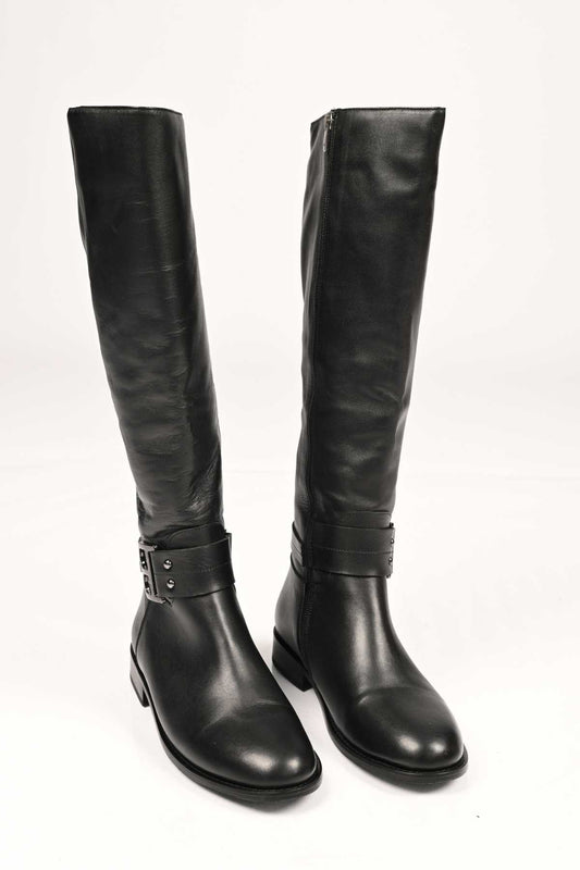 Bestello Slip-On Zip-Up Genuine Leather Boots with Jordan Sole 334-2500 Women's Boots
