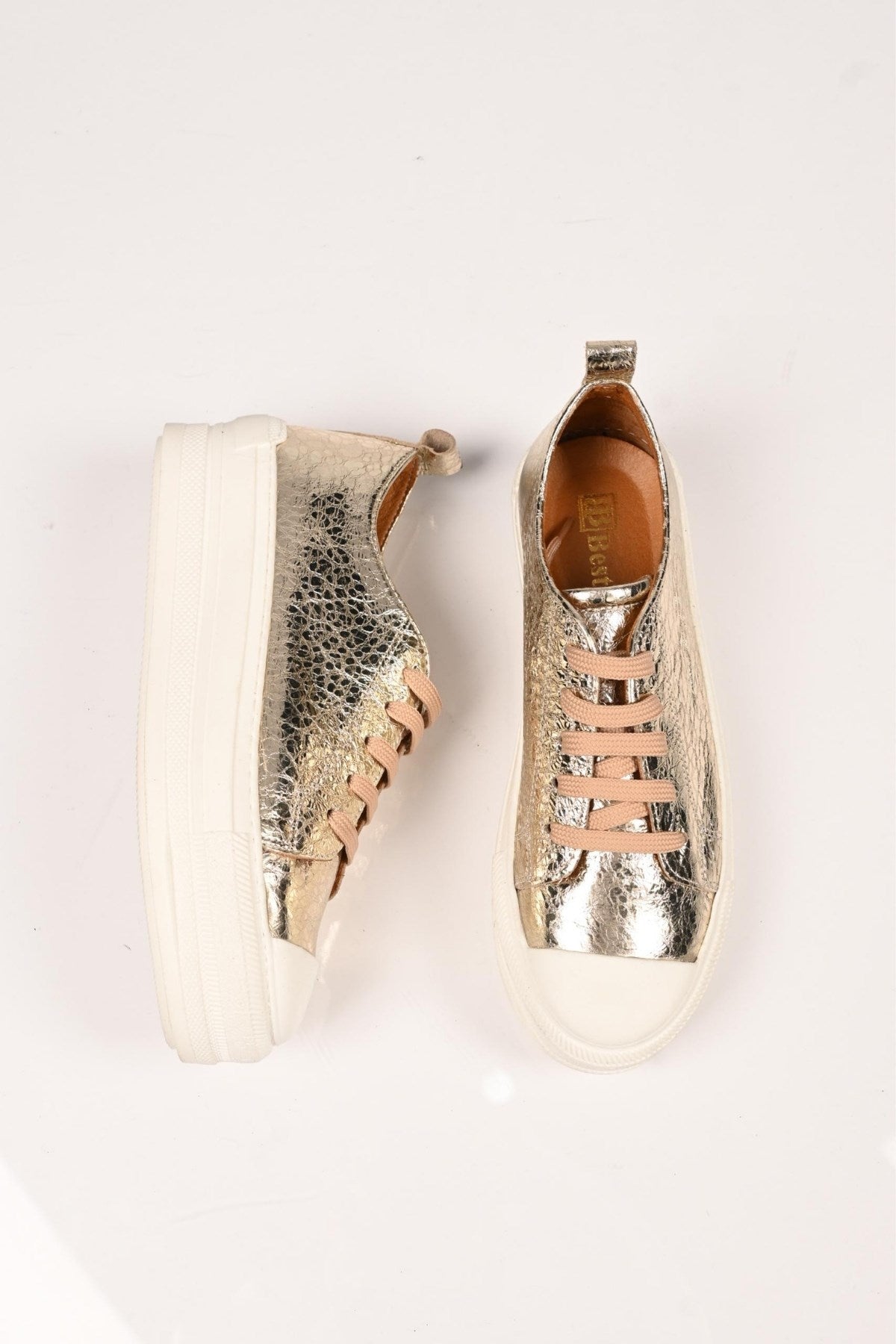 Bestello Lace-Up Genuine Leather Sneaker with Thermo Sole 101-23028-01 Women's Shoes