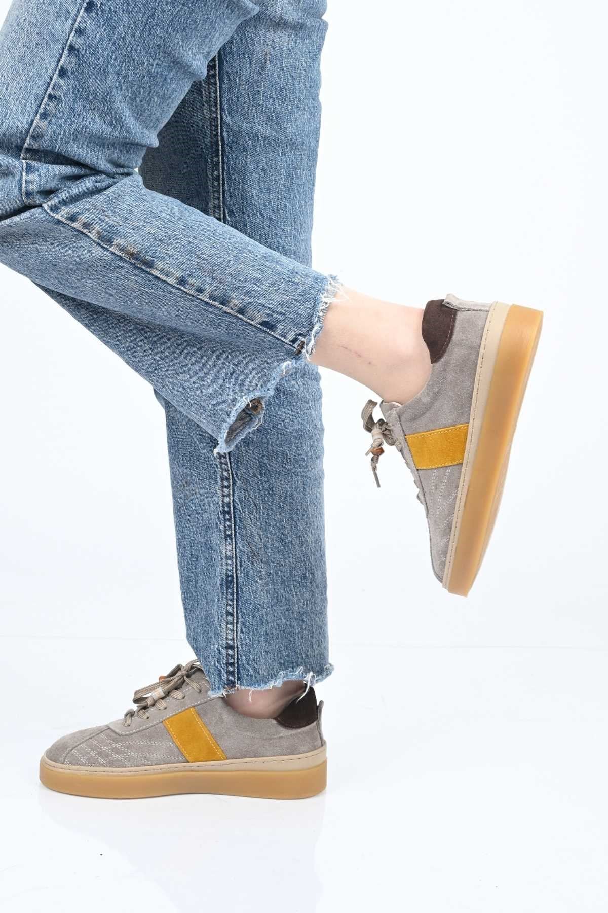 Bestello Lace-Up Genuine Leather Sneakers with Thermo Sole 345-1428 Women's Shoes