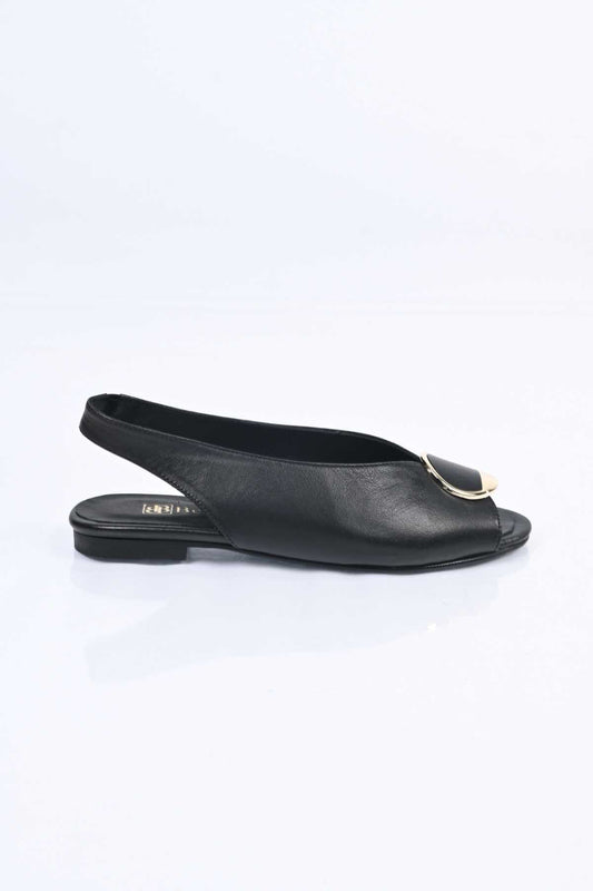 Bestello Genuine Leather Open-Toe Sandals with Buckle, Slip-On, Jurdan Sole 342-939 Women's Sandals