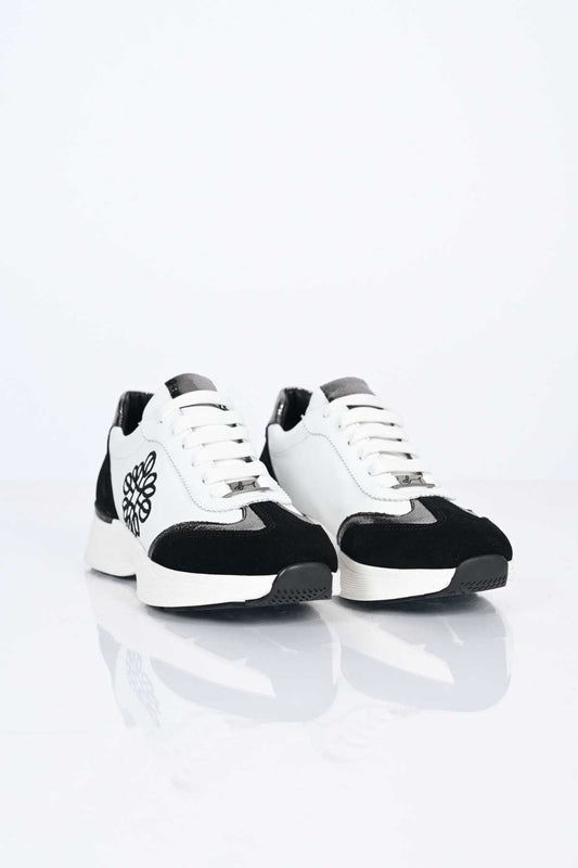 Bestello Lace-Up Genuine Leather Sneakers with Thermo Sole 338-7109 Women's Shoes