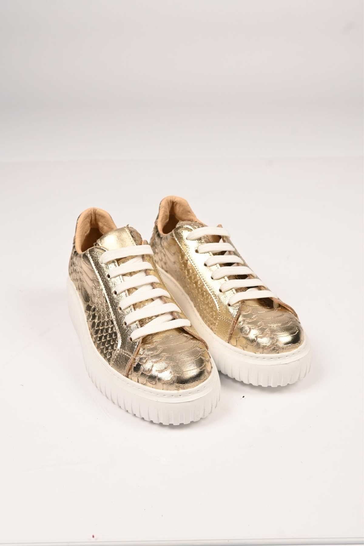 Bestello Lace-Up EVA Sole Genuine Leather Sneakers 101-4406-01 Women's Shoes
