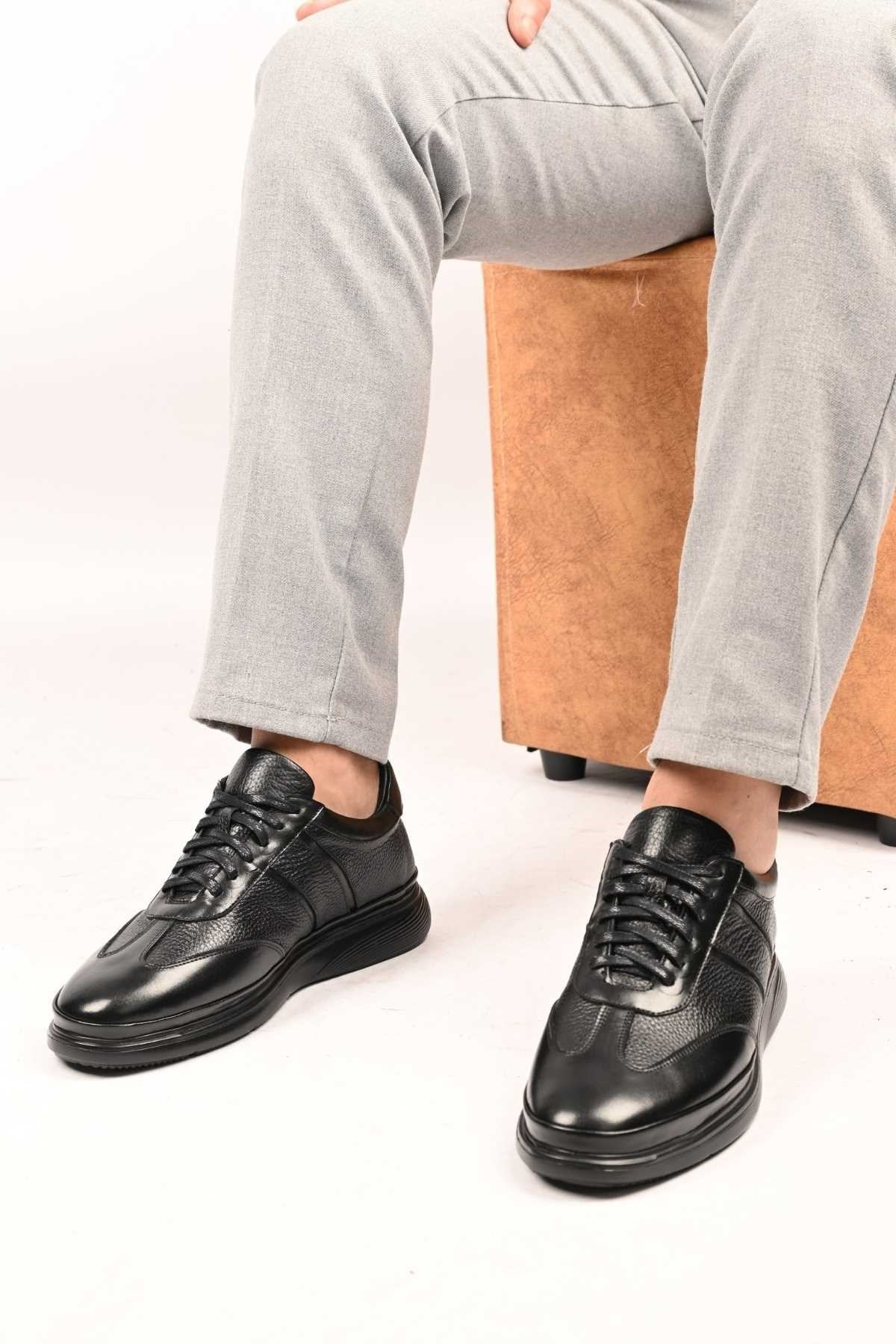 Bestello Lace-Up EVA Sole Casual Genuine Leather 333-1712 Men's Shoes