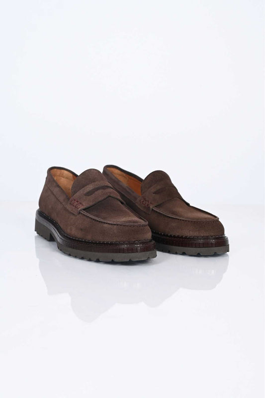 Bestello Slip-On Genuine Leather Loafers with EVA Sole 174-802 Men's Shoes