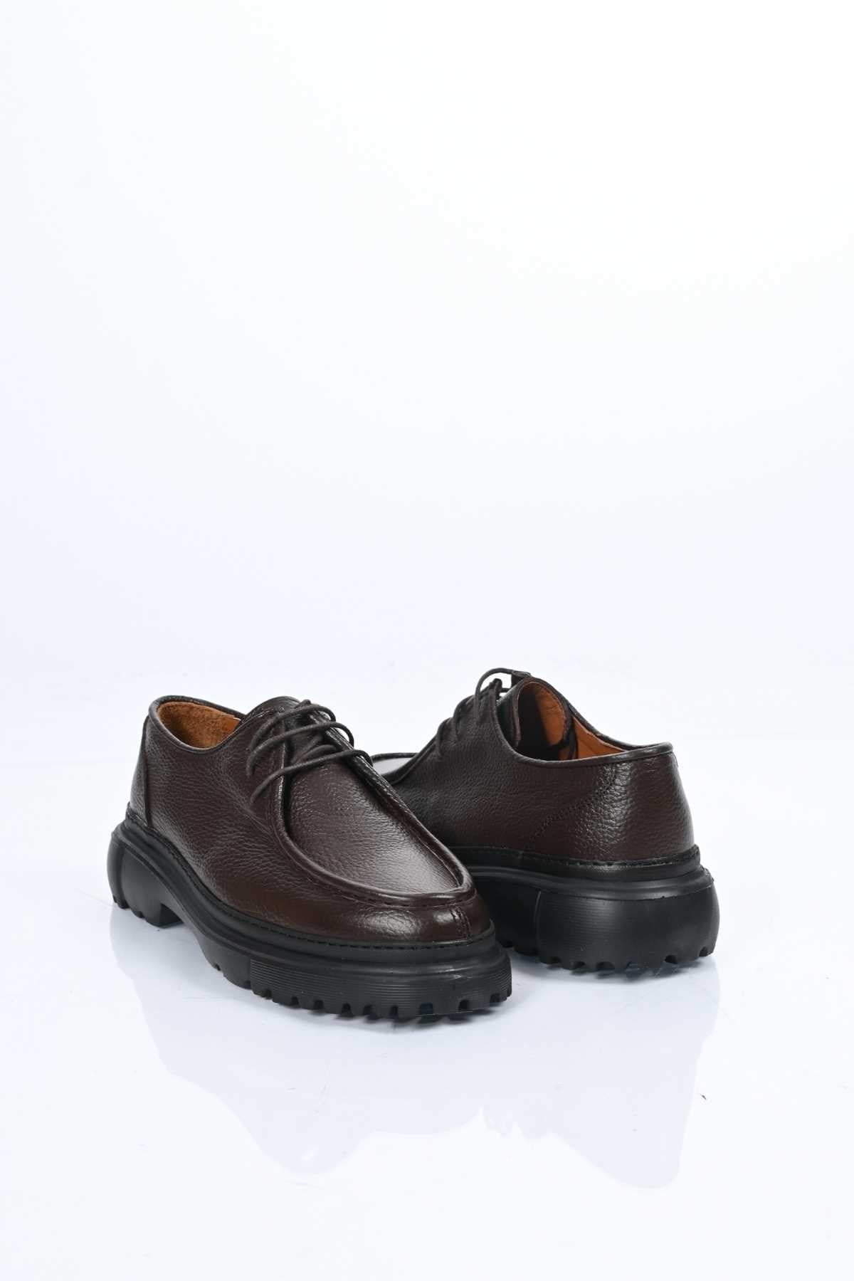 Bestello Lace-Up Genuine Leather Casual Men's Shoes with EVA Sole 179-100