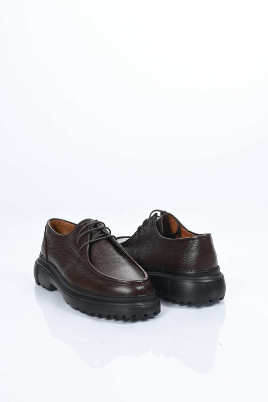 Bestello Lace-Up Genuine Leather Casual Men's Shoes with EVA Sole 179-100