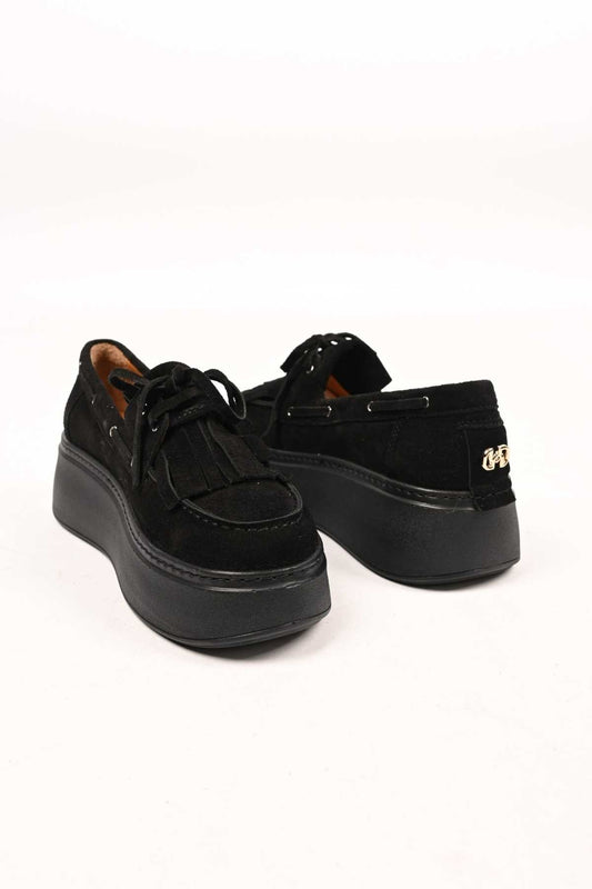 Bestello Slip-On Tassel Genuine Leather Casual Women's Shoes with Poly Sole 334-7877-35 Women's Shoes