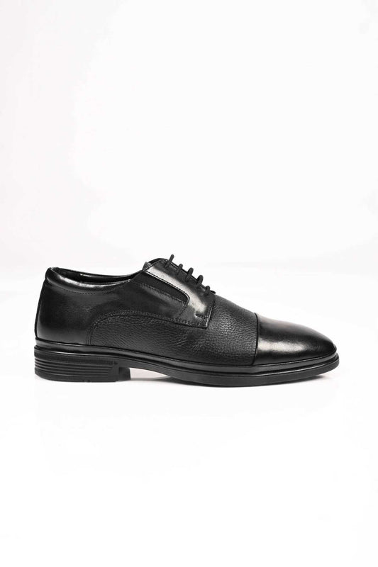 Bestello Lace-Up Genuine Leather Comfort Shoes with Rubber Sole 333-1490 Men's Shoes
