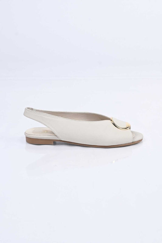 Bestello Genuine Leather Open-Toe Sandals with Buckle, Slip-On, Jurdan Sole 342-939 Women's Sandals