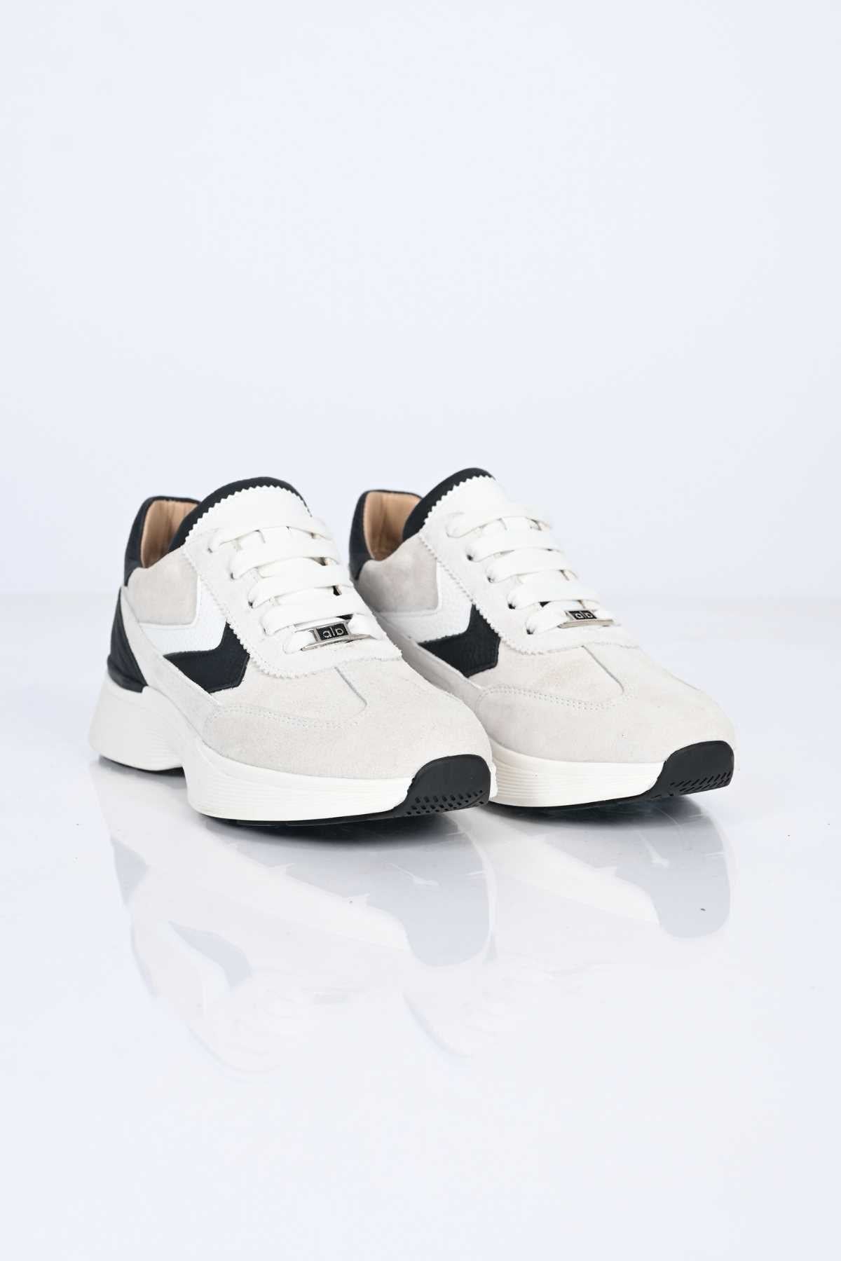 Bestello Lace-Up Genuine Leather Sneakers with Thermo Sole 338-7108 Women's Shoes
