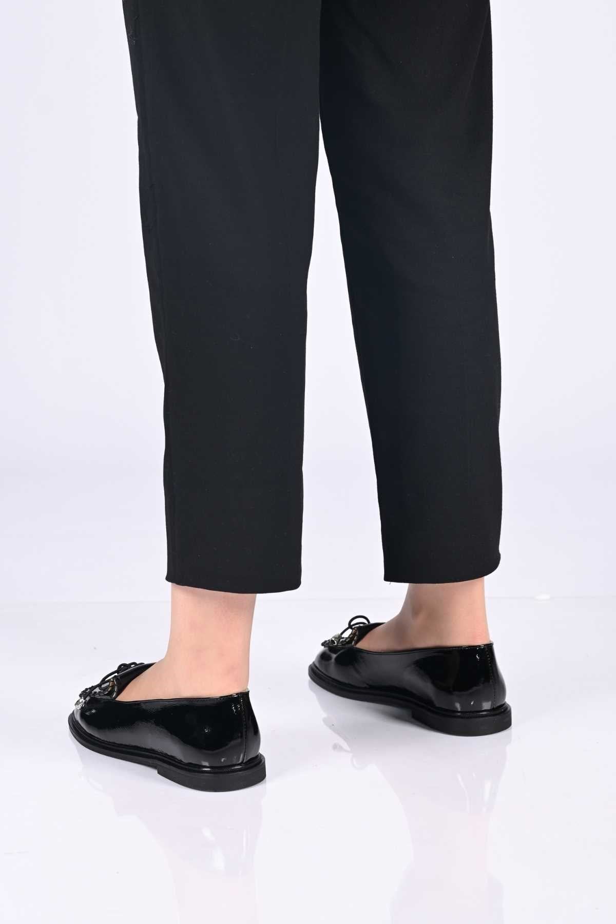 Bestello Laceless Loafer with Saddle Detail, Genuine Leather, Patent Finish, Jurdan Sole, 332-26146 Women's Shoes