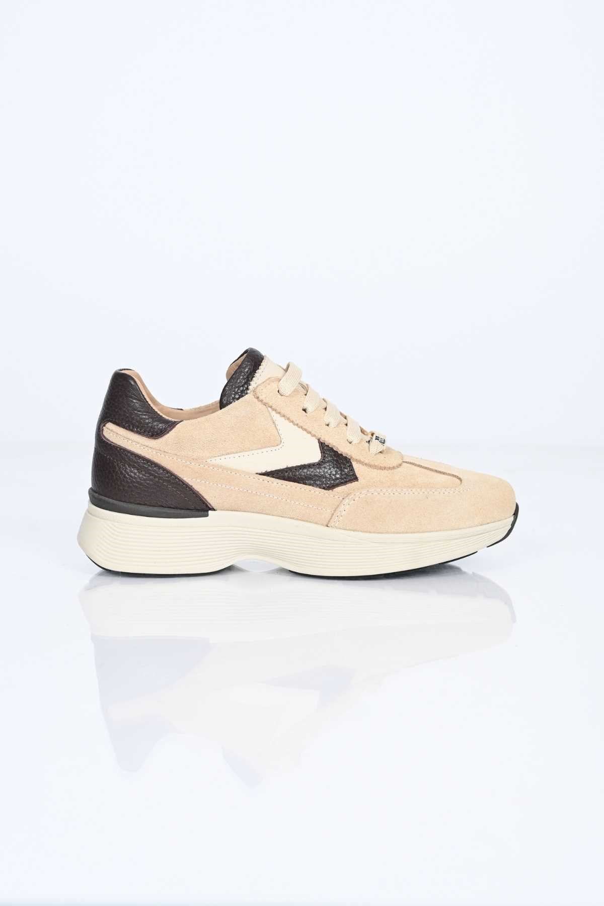 Bestello Lace-Up Genuine Leather Sneakers with Thermo Sole 338-7108 Women's Shoes