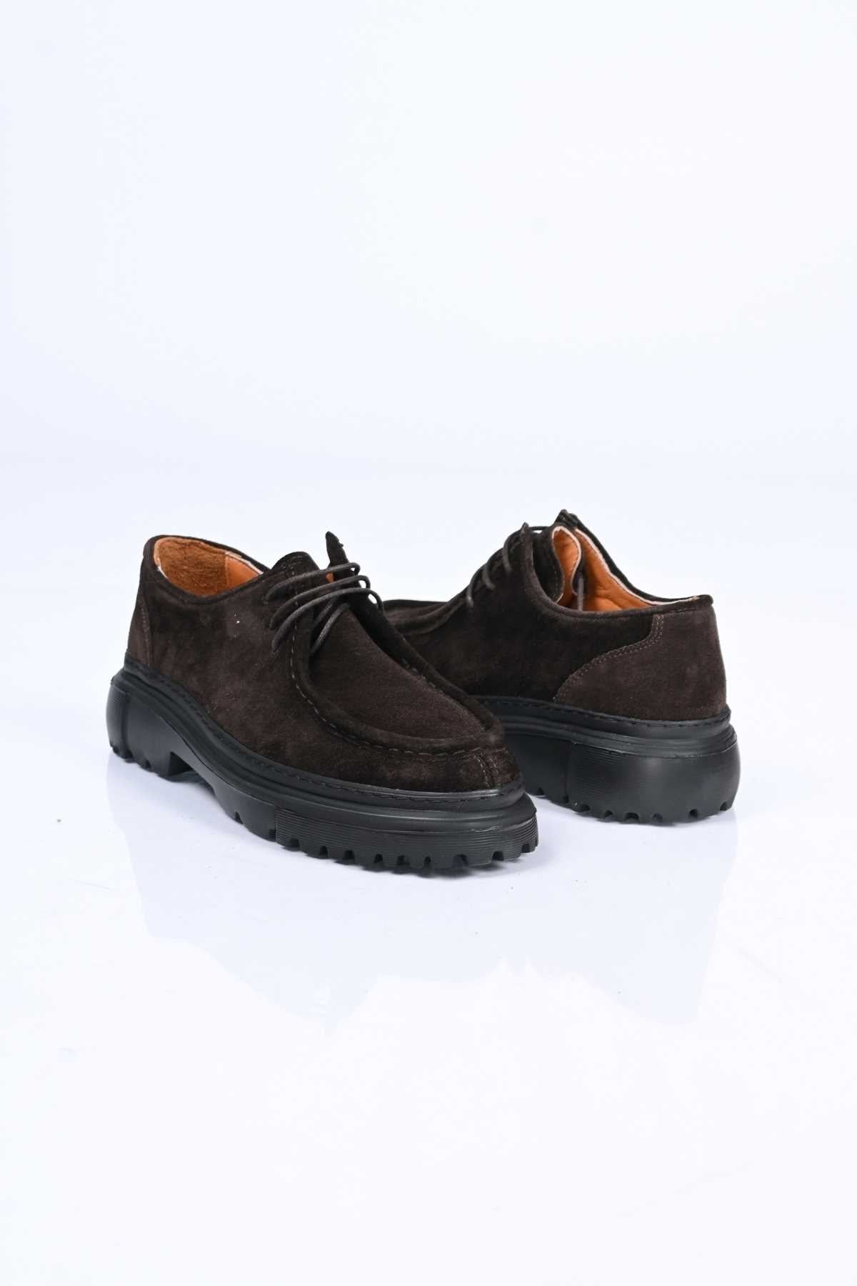 Bestello Lace-Up Genuine Leather Casual Men's Shoes with EVA Sole 179-100