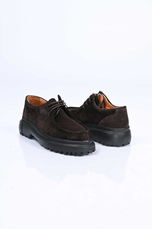 Bestello Lace-Up Genuine Leather Casual Men's Shoes with EVA Sole 179-100