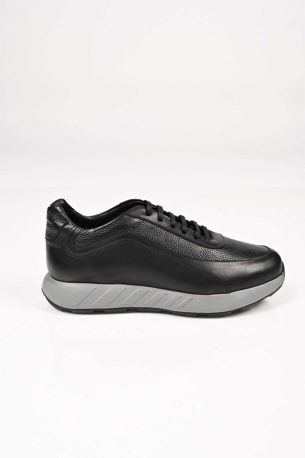 Bestello Lace-Up Genuine Leather Sneakers with EVA Sole 172-64156 Men's Shoes