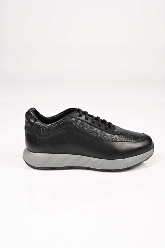 Bestello Lace-Up Genuine Leather Sneakers with EVA Sole 172-64156 Men's Shoes