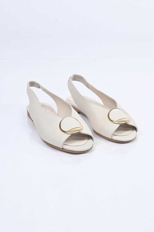 Bestello Genuine Leather Open-Toe Sandals with Buckle, Slip-On, Jurdan Sole 342-939 Women's Sandals