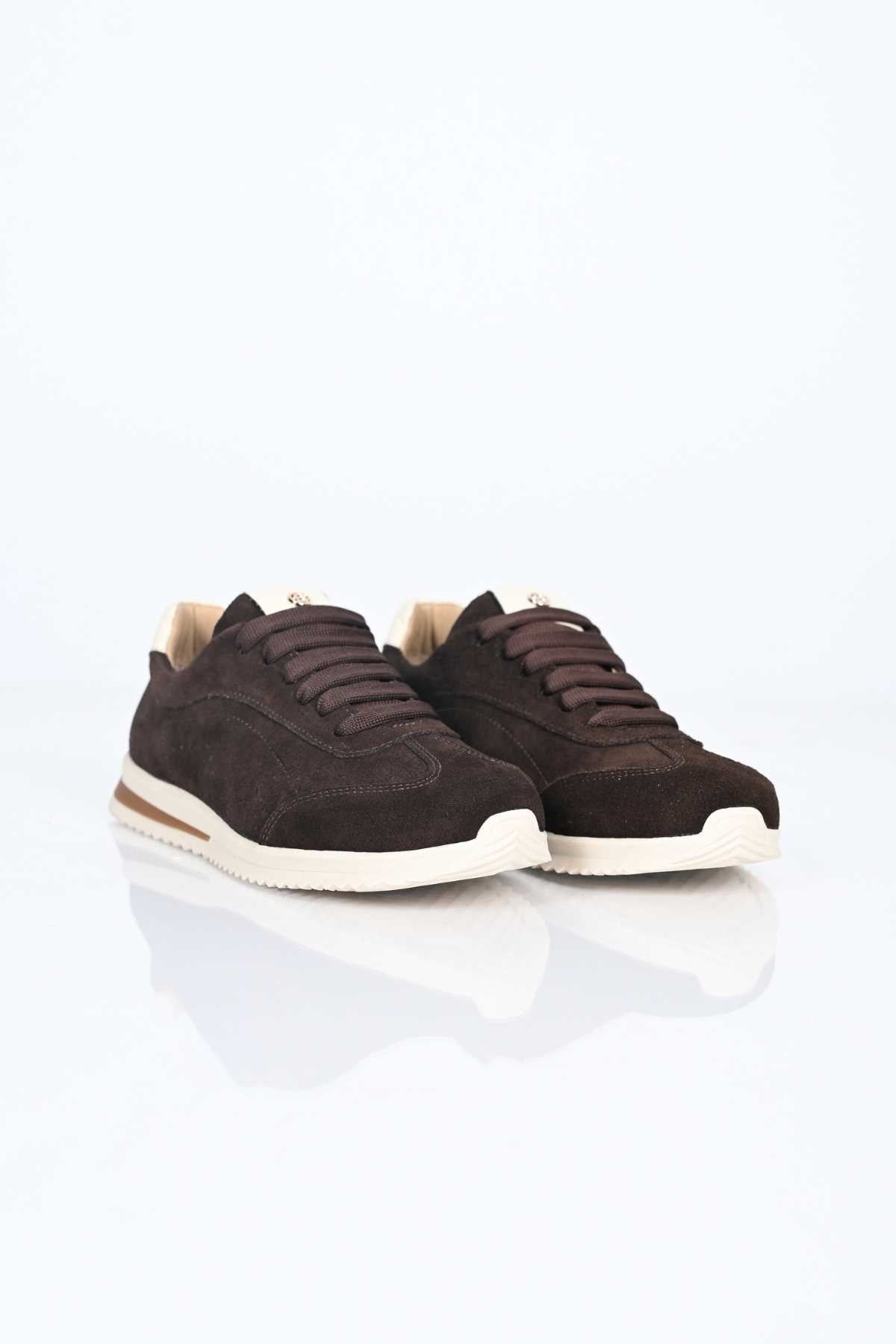Bestello Lace-Up EVA Sole Genuine Leather Sneakers 338-7110 Women's Shoes