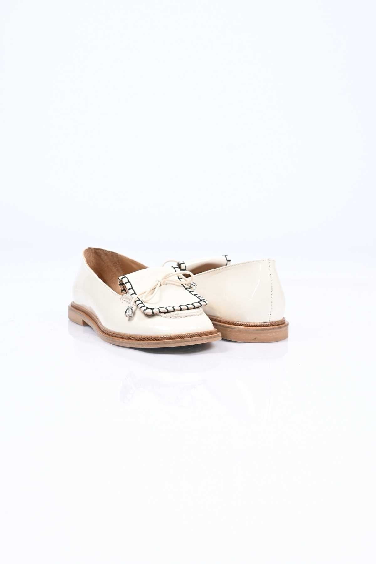 Bestello Laceless Loafer with Saddle Detail, Genuine Leather, Patent Finish, Jurdan Sole, 332-26146 Women's Shoes