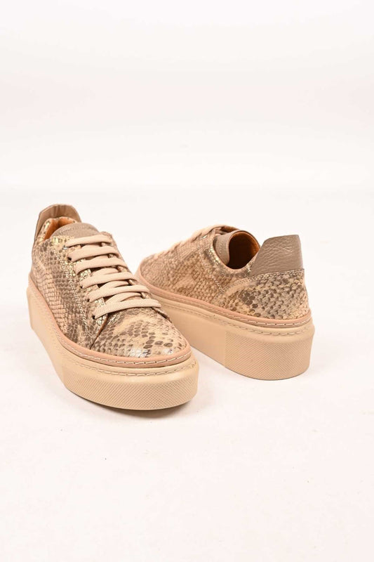 Bestello Lace-Up Genuine Leather Casual Shoes with Polyurethane Sole 334-5022-39 Women's Shoes