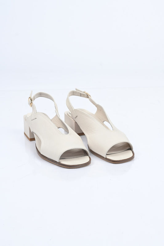 Bestello Genuine Leather Sandals with Strapless Belt Detail and Jurdan Sole 342-172 Women's Sandals